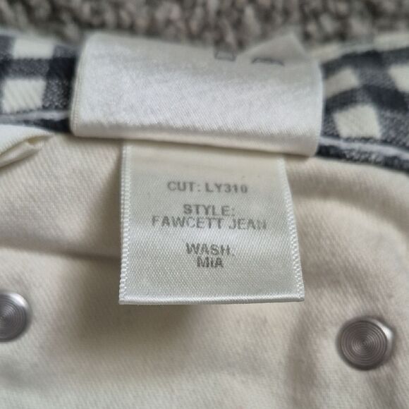 Reformation Monochrome Checkered Pants - Size: 26 - Picture 4 of 8